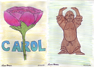 Carol and Lorna's Mother's Day Card by Laura Moncur 05-14-06