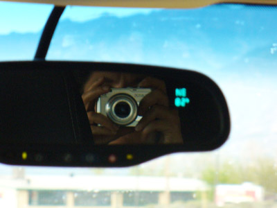 Self Portrait Tuesday: Driving Home From Vegas