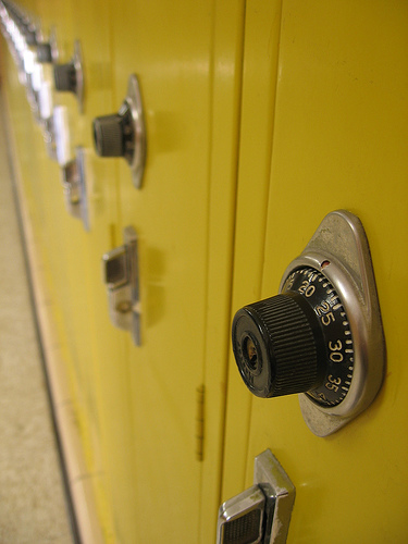 Kearns High lockers by Hailey Baker from Flickr