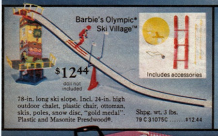1975 Sears Barbie Olympic Ski Village