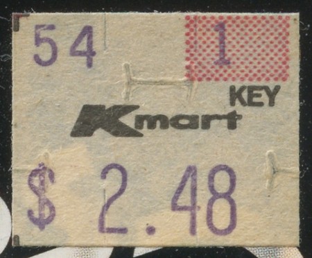 1984 Kmart Price Sticker