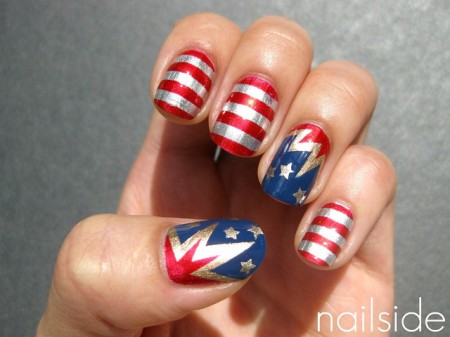 4th of July Nails