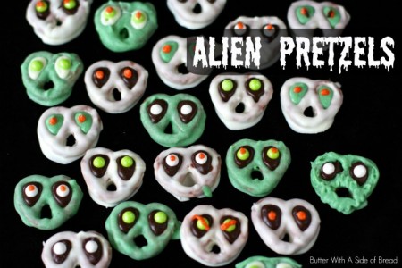 Alien Pretzels from Butter with a Side of Bread