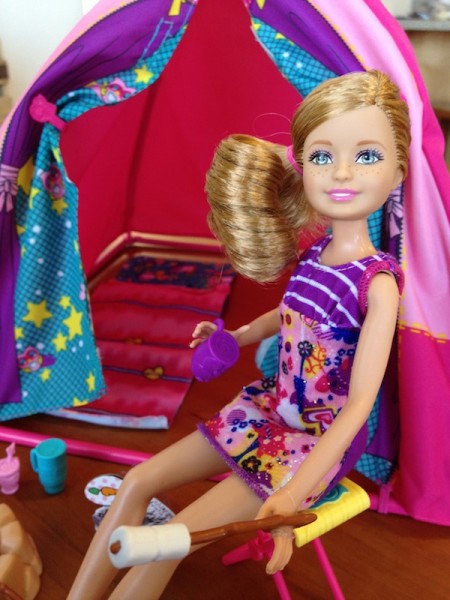 Barbie Camping