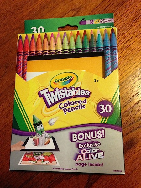 CRAYOLA Twistables Colored Pencils, 30 Assorted Colors/Pack  - Crayons