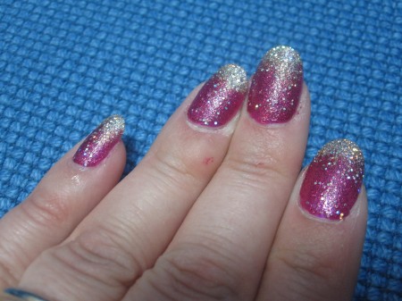 Effie Trinket Reaping Costume Manicure