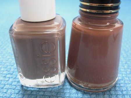 Essie Mink Muffs Vs. Revlon Java Bean from Pick Me!