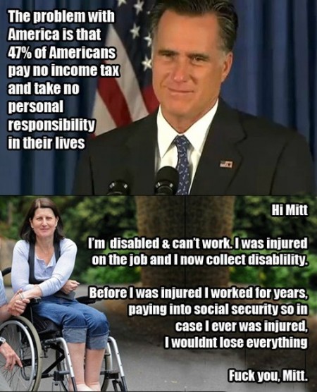 FU Mitt: The Disabled 47%