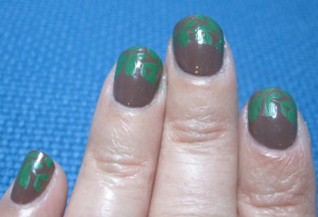 Fall Foliage Manicure from Pick Me!