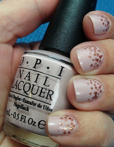 Faux Nail Lingerie with OPI My Very First Knockwurst from Pick Me!
