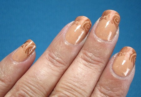 Flowers in the Quicksand Manicure from Pick Me