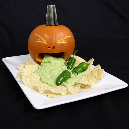 Guacamole Puking Pumpkin from Pick Me!