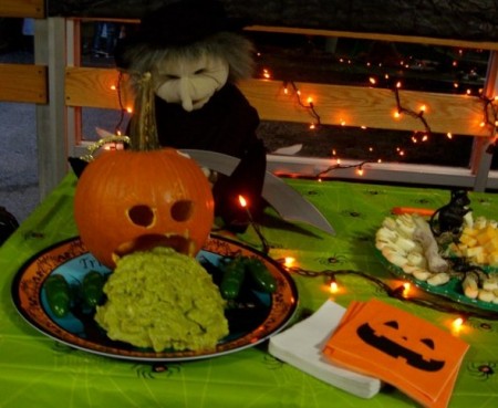 Guacamole Puking Pumpkin from Pick Me!