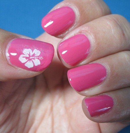 Hibiscus & Tulips Manicure from Pick Me!