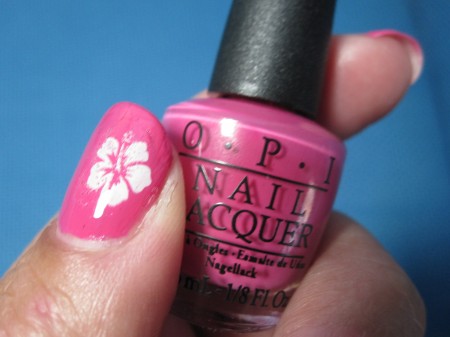 Hibiscus & Tulips Manicure from Pick Me!