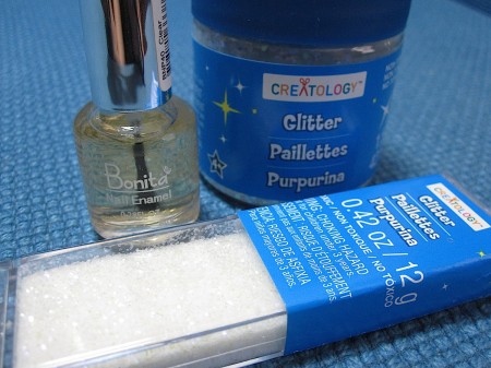 How To Make Your Own Glitter Polish from Pick Me!
