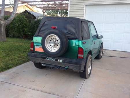 In St. George Every Days A Car Show 06-25-15 Geo Tracker