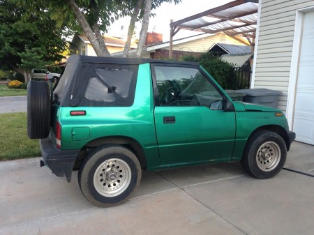 In St. George Every Days A Car Show 06-25-15 Geo Tracker