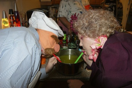 Jen and Stacey drink Ectocooler