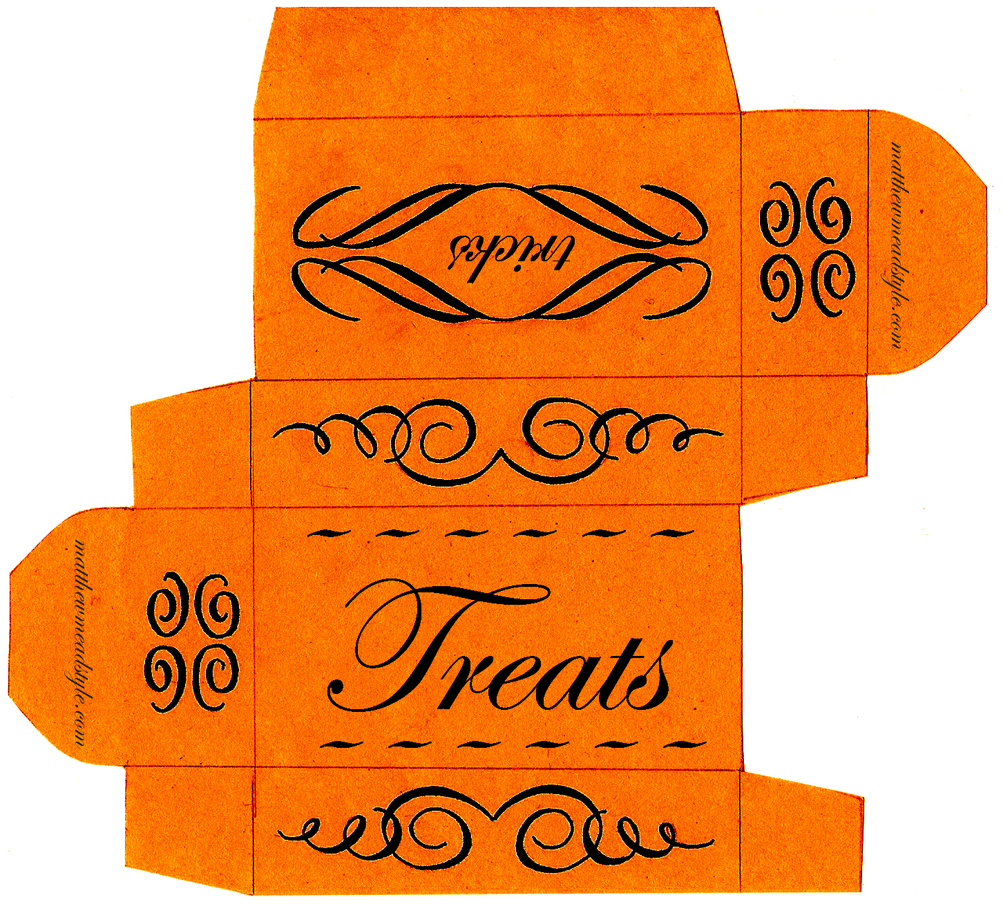 Free Printable Treat Box Template