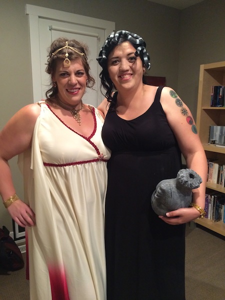 Medusa and Aphrodite Costumes 2014