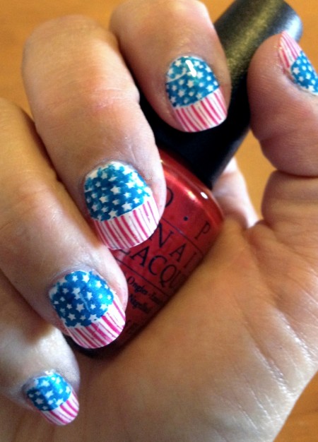 Patriotic Fingernails