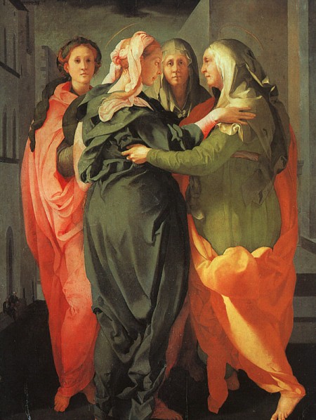 The Visitation by Jacopo da Pontormo