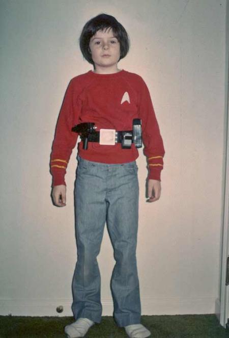 Jerry in Original Star Trek Costume