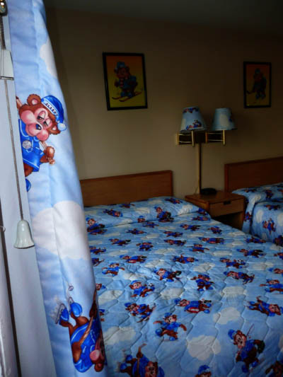 The Teddy Bear Room at the Travelodge