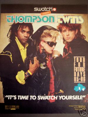 Thompson Twins Tour with Swatch